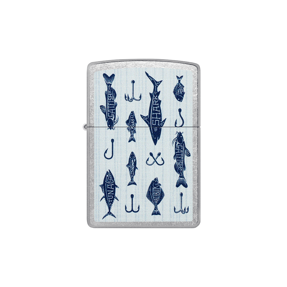 ONE Animal · Plant Zippo 46719 Fishing Lures Off the Hook Design Zippo 46719 Fishing Lures Off the Hook Design