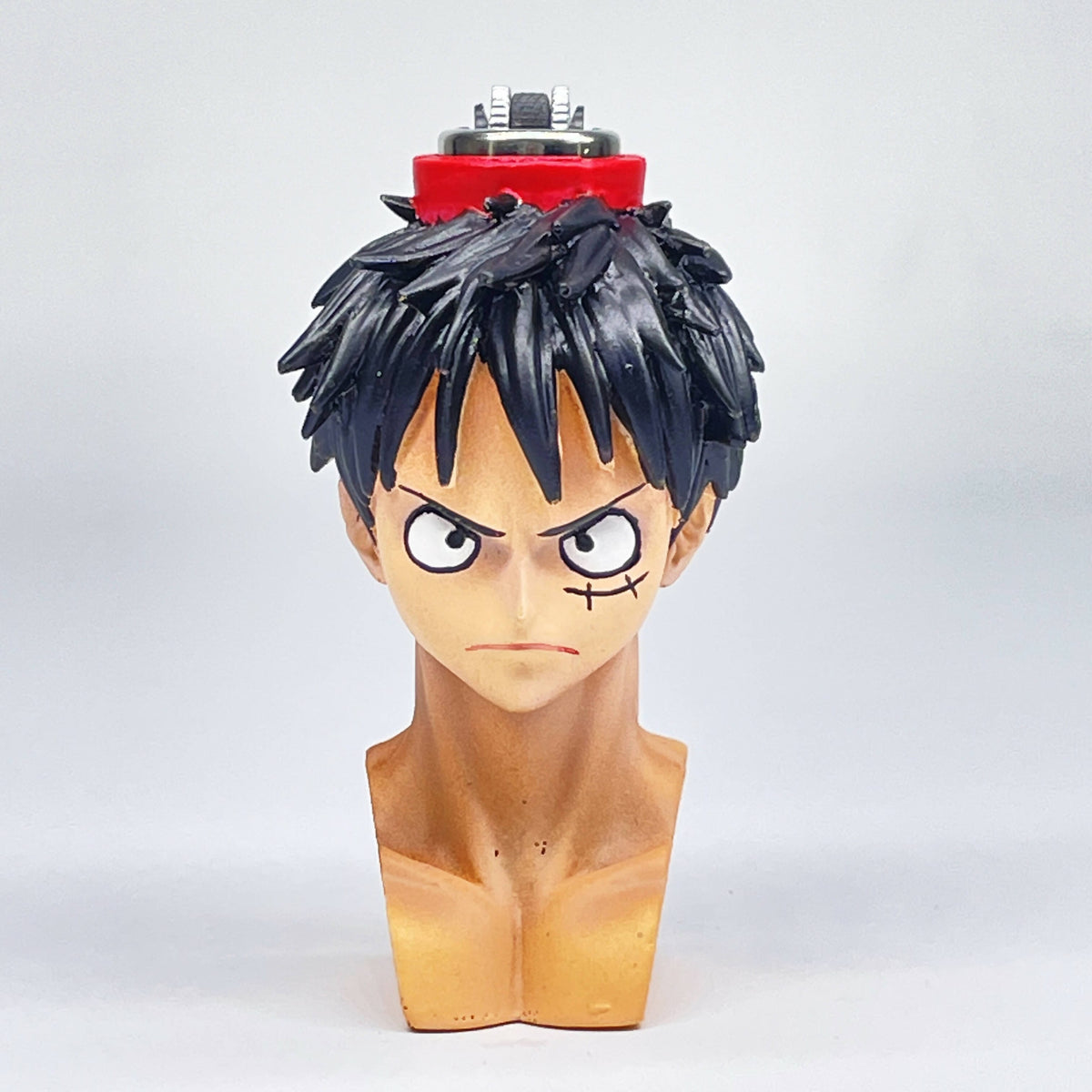 MAD LIGHTER SHOP Lighter Case ONE PIECE Luffy Character 3D Lighter Case for Mini Clipper Lighter ONE PIECE Luffy Character 3D Lighter Case for Mini Clipper Lighter