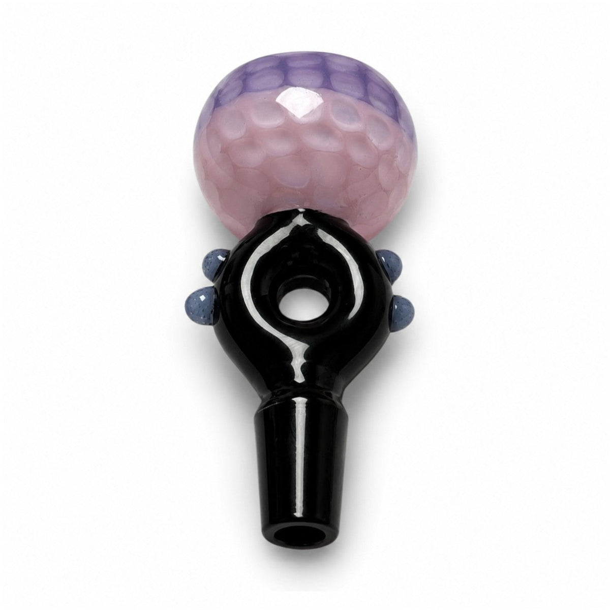 14 mm Honeycomb Bowl Piece with Black Handle