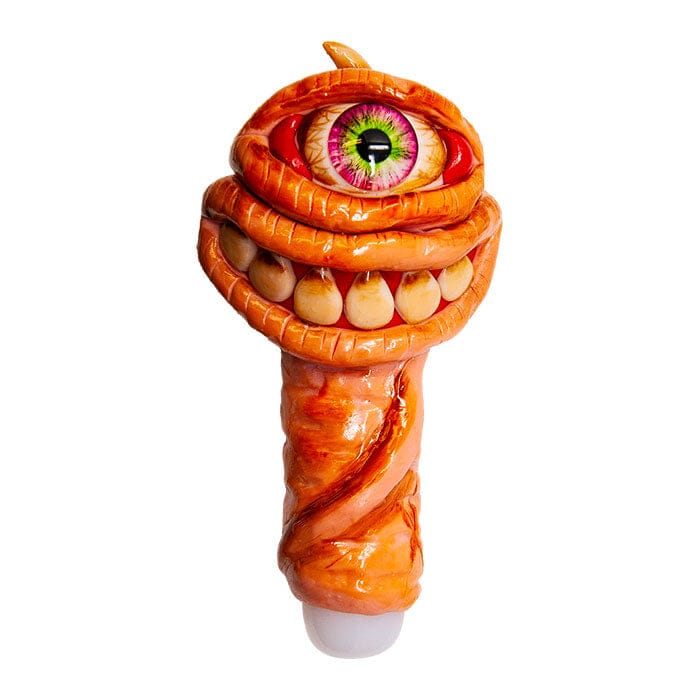 Maple Craft Inc Glass Pipe Happy High Mike 5-Inch Glass Hand Pipe Happy High Mike Glass Hand Pipe