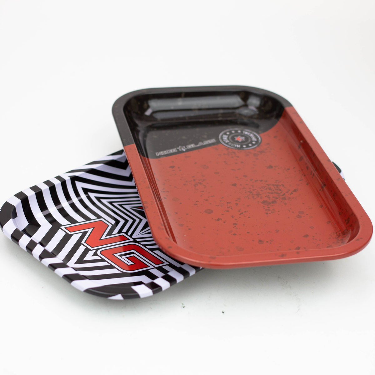 High-End Brands Glass Rolling Tray NG Rolling Tray - Medium NG Rolling Tray - Medium