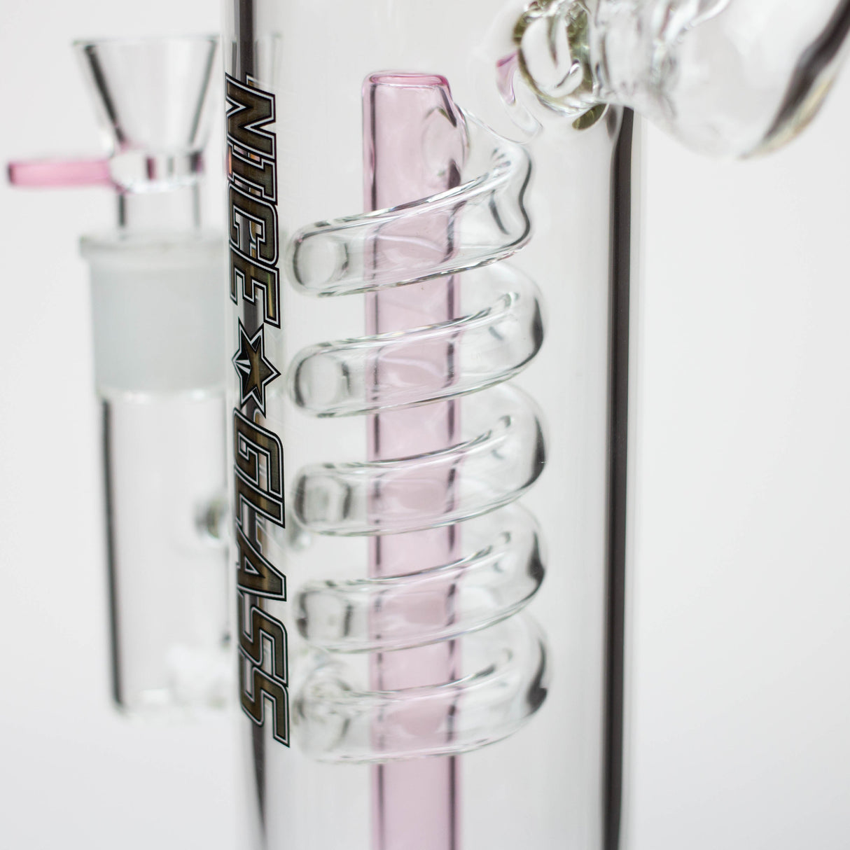 NG 10.5" Spiral Showerhead Perc Glass Bubbler