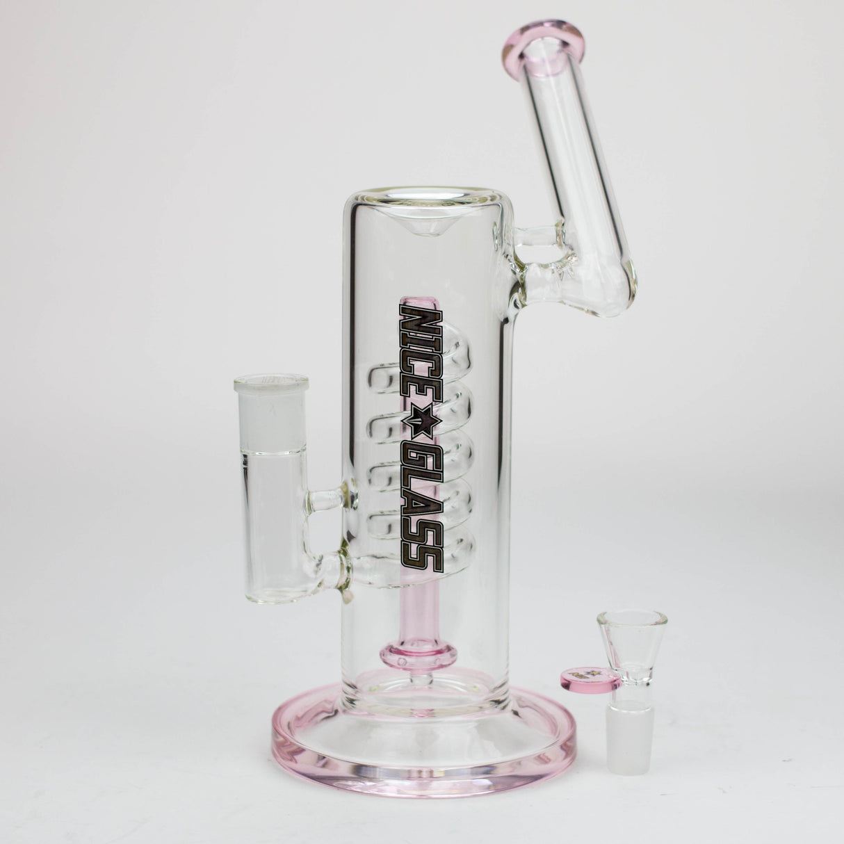 NG 10.5" Spiral Showerhead Perc Glass Bubbler