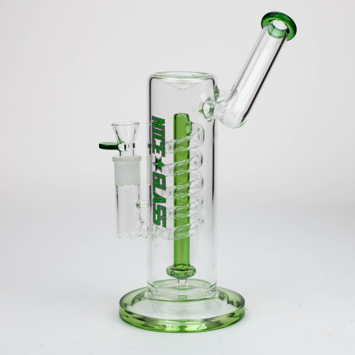 NG 10.5" Spiral Showerhead Perc Glass Bubbler