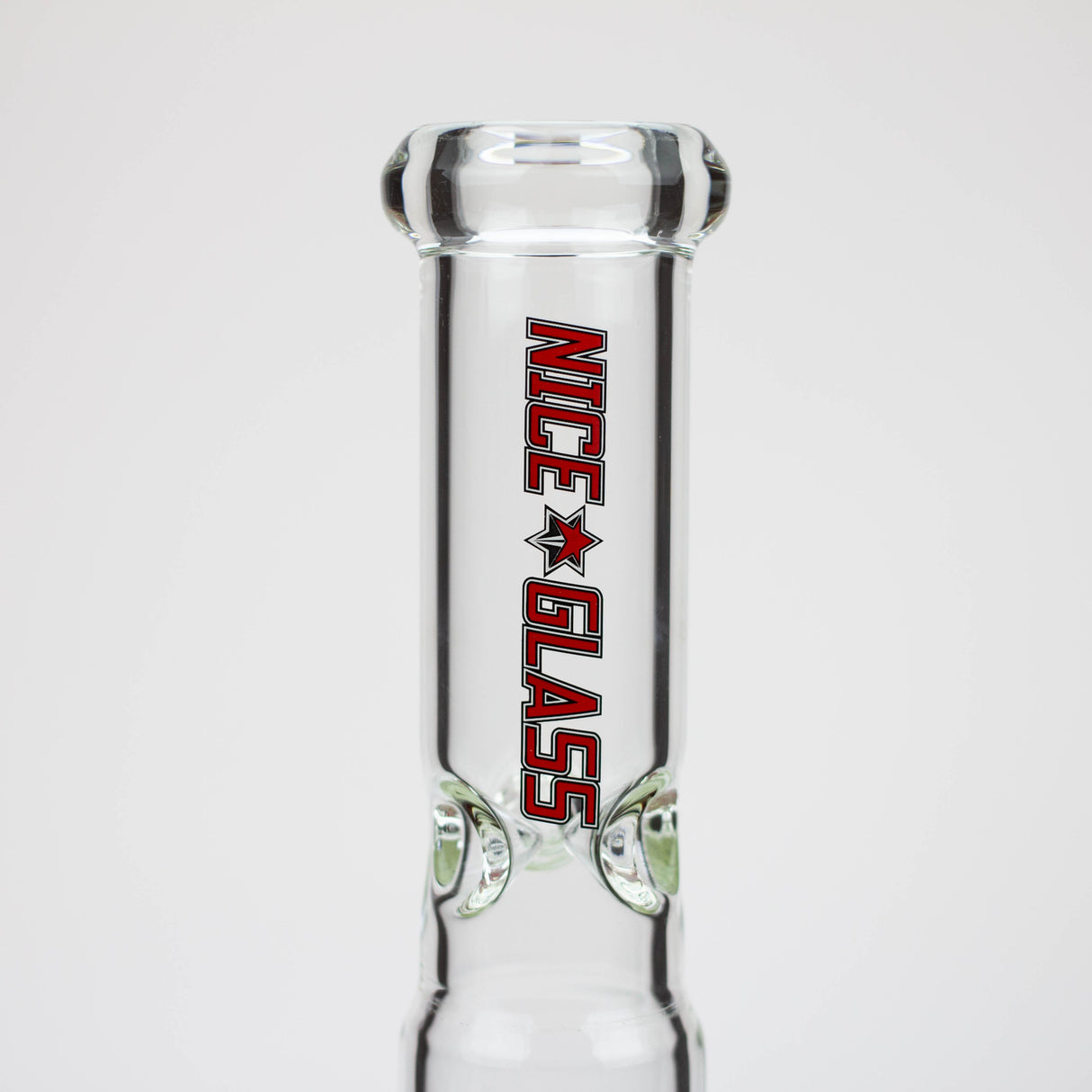 Bang en verre avec percolateur arborescent à 8 bras et douille conique de 40 cm NG