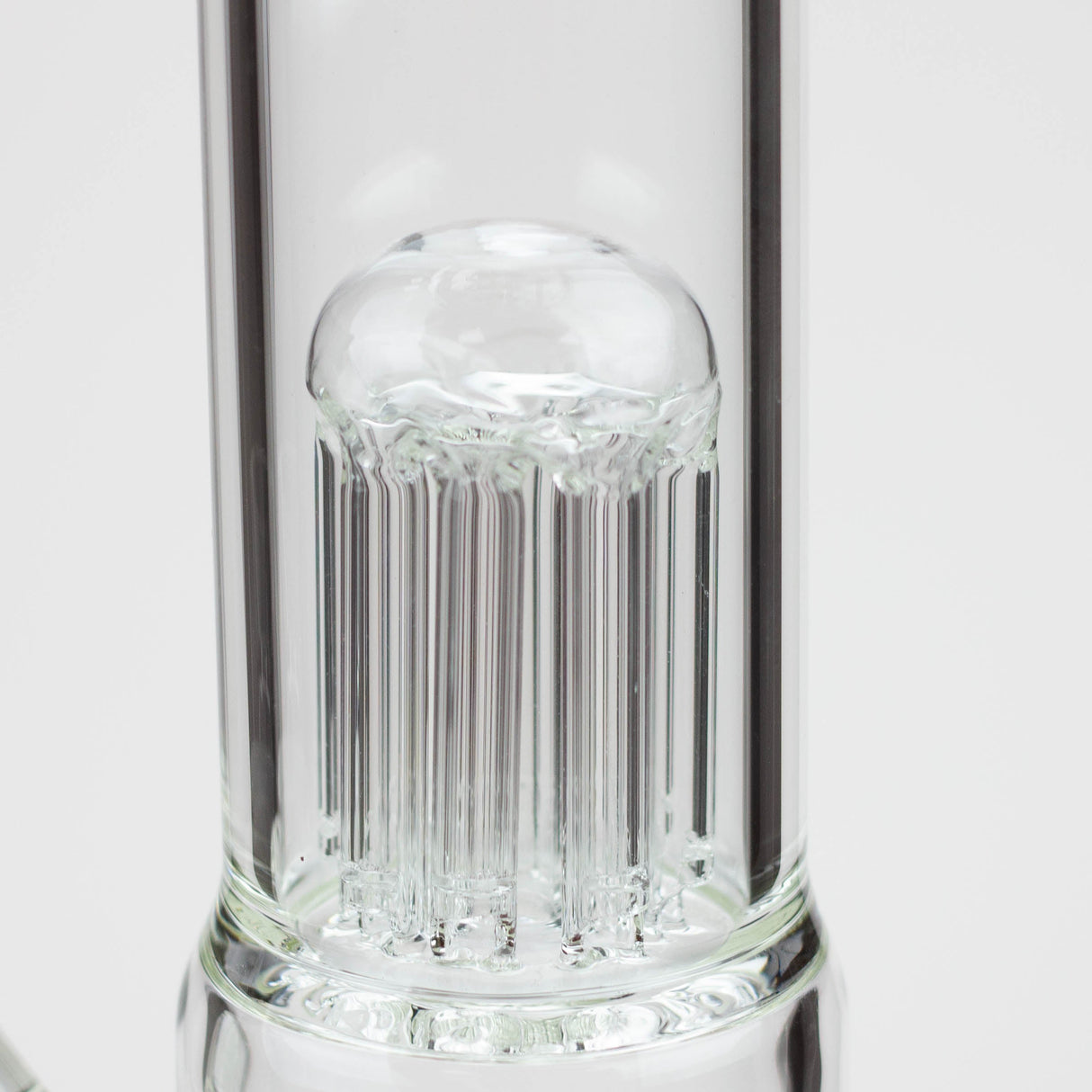 Bang en verre avec percolateur arborescent à 8 bras et douille conique de 40 cm NG