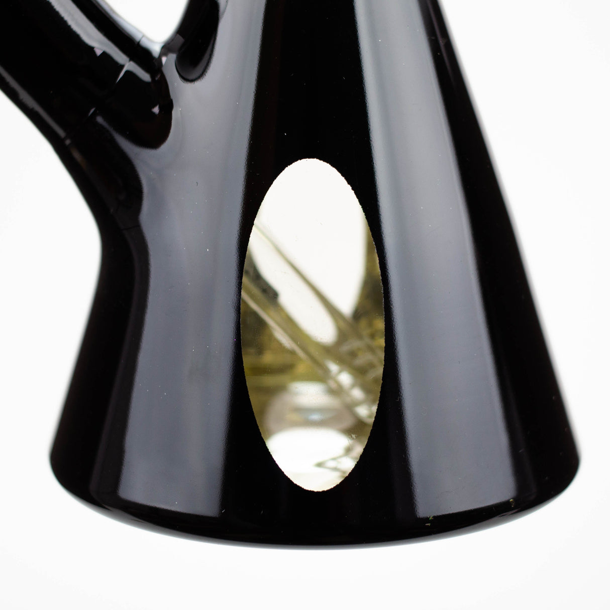 Pipe à eau en verre Beaker NG 13" avec enveloppe métallique 7 mm