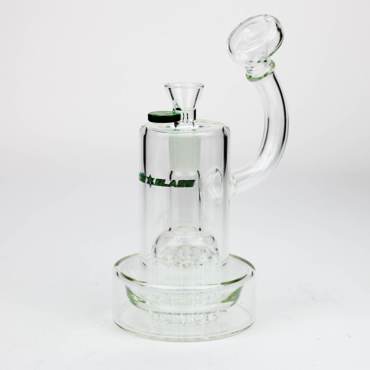 NG 8" 11-Arm Tree Perc Round Base Glass Bubbler