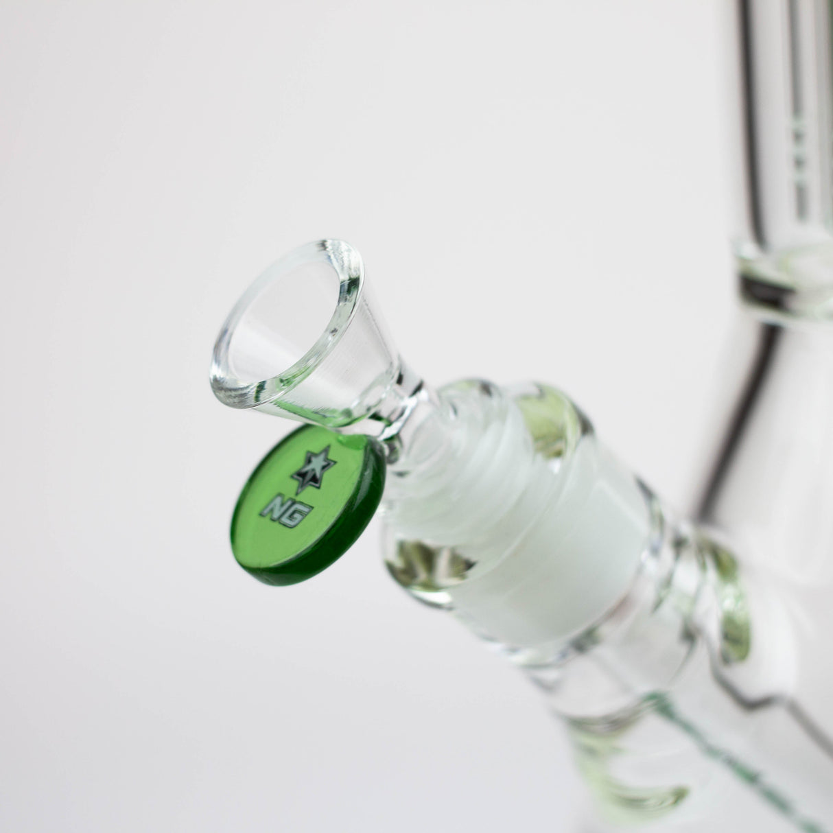 NG 19" Double 6-Arm Tree Perc Beaker Glass Bong