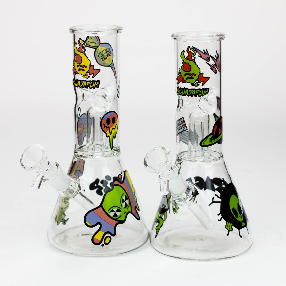 Glass Ice Bong Percolator Stickers