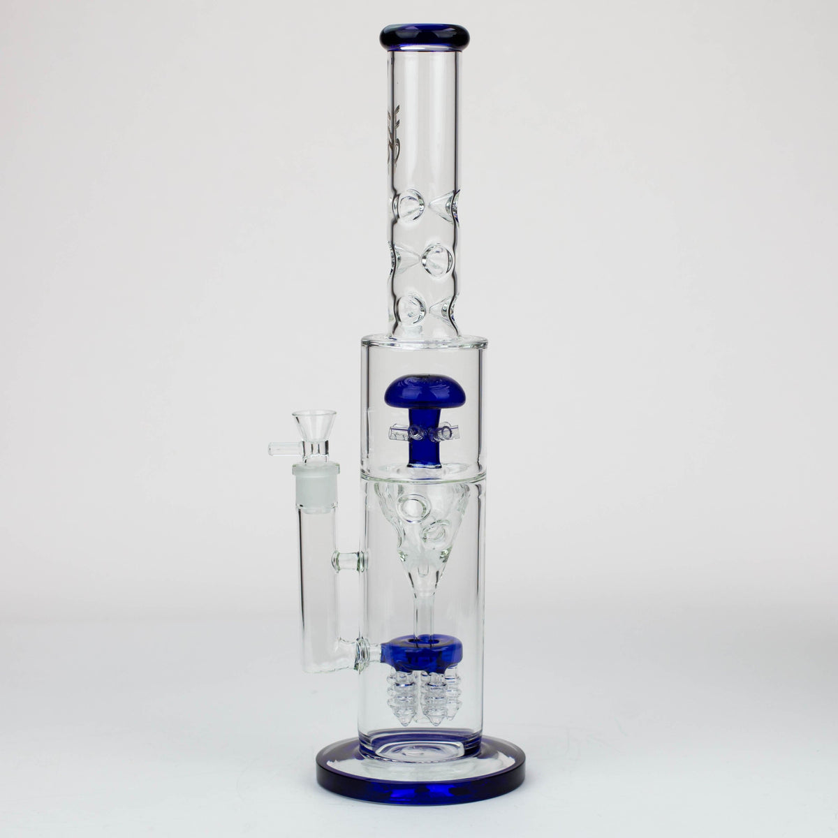 Canadian Distributor Glass Bong H2O 17" Stemless Funnel Diffuser Bong H2O 17" Funnel Glass Bong - Mushroom Diffuser