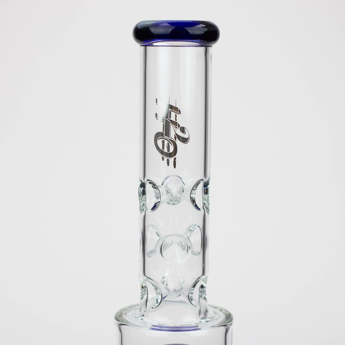 Canadian Distributor Glass Bong H2O 17" Stemless Funnel Diffuser Bong H2O 17" Funnel Glass Bong - Mushroom Diffuser