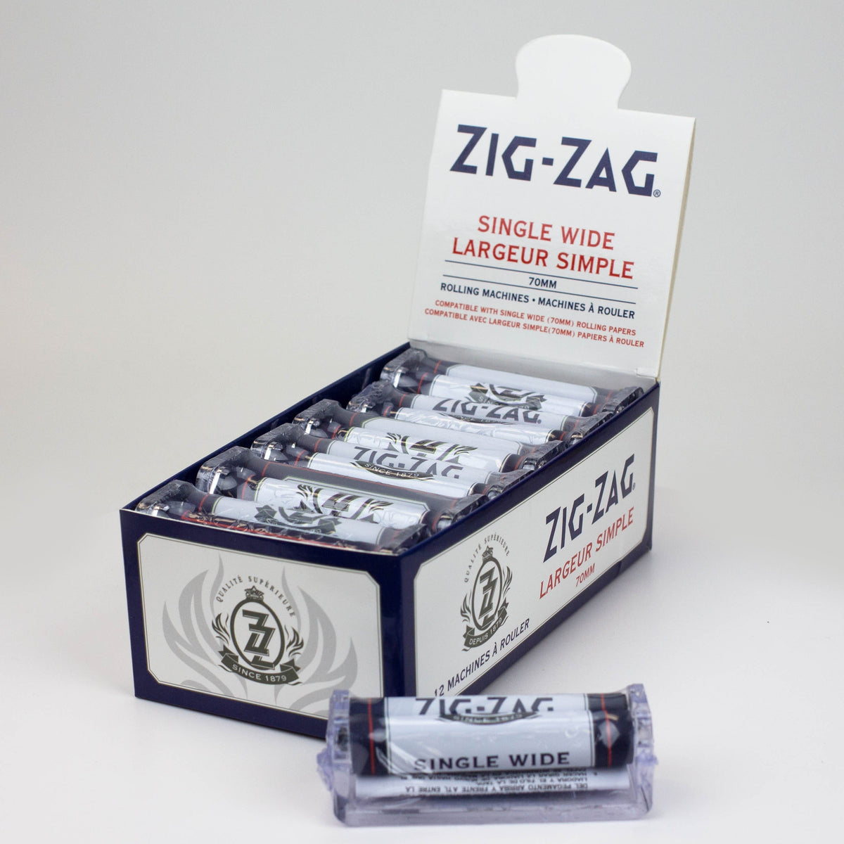 ONE Rolling Machine Zig-Zag Rolling Machine 70mm Box of 12 ( RM1035 ) Zig-Zag Rolling Machine 70mm Box of 12 ( RM1035 )
