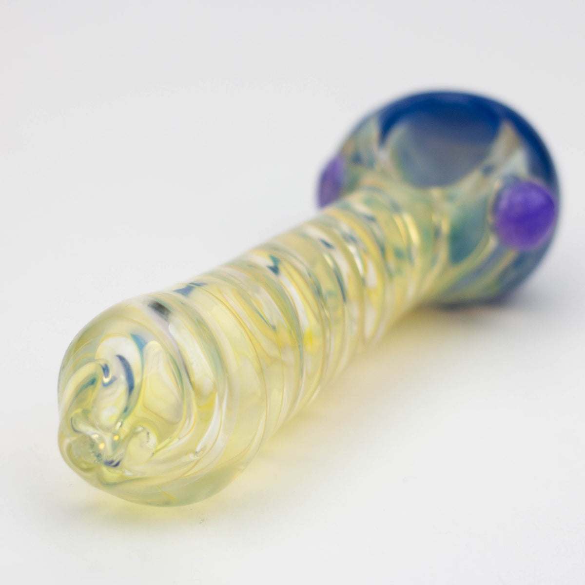 4.5" American Colour Twisted Soft Glass Hand Pipe
