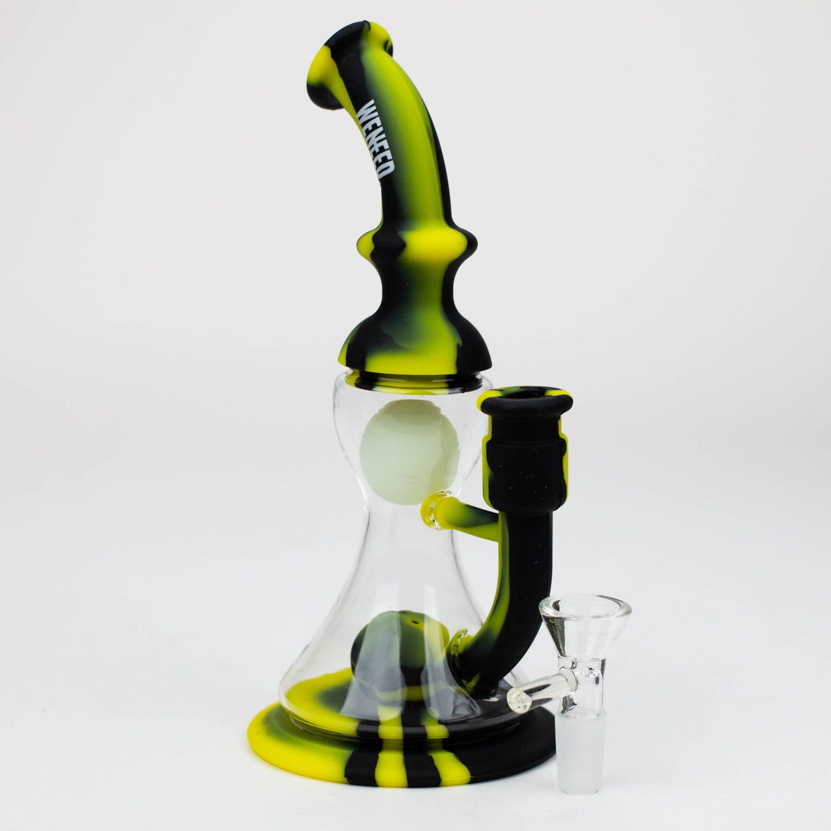 WENEED® Silicone Bong WENEED 9" Float Ball Glow-in-the-Dark Silicone Bong WENEED 9" Silicone Float Ball Bong