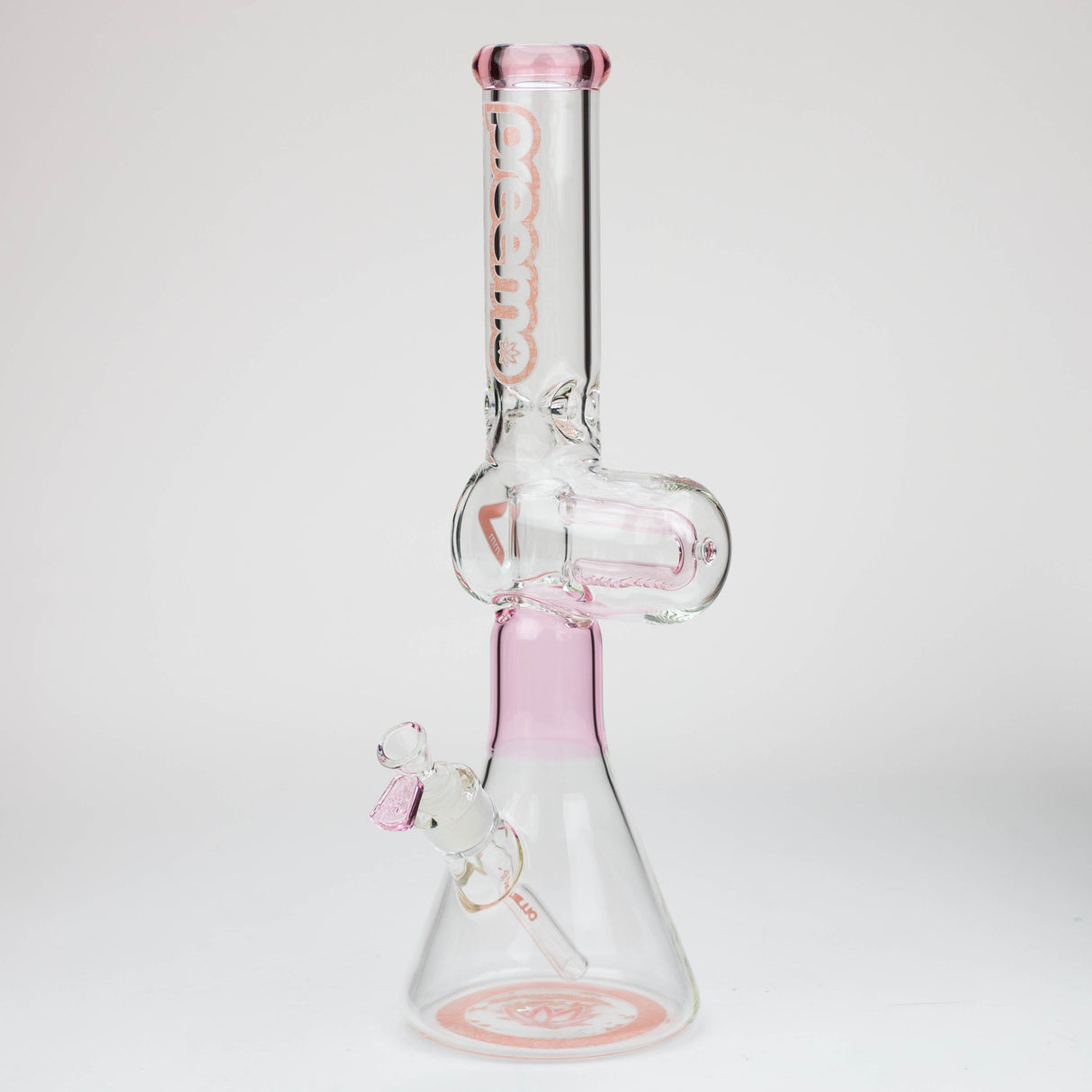 Bang en verre Preemo 18" en forme de U avec percolateur et base conique 7mm