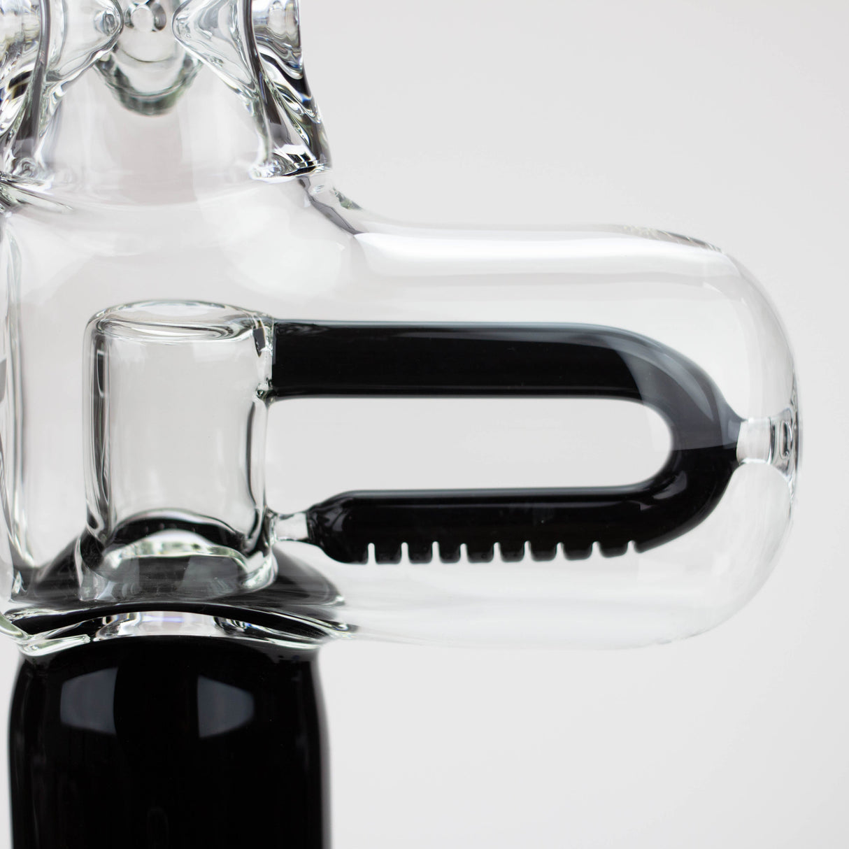 Bang en verre Preemo 18" en forme de U avec percolateur et base conique 7mm