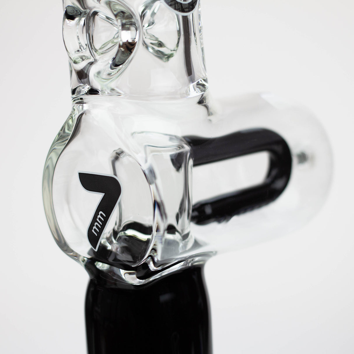 Bang en verre Preemo 18" en forme de U avec percolateur et base conique 7mm