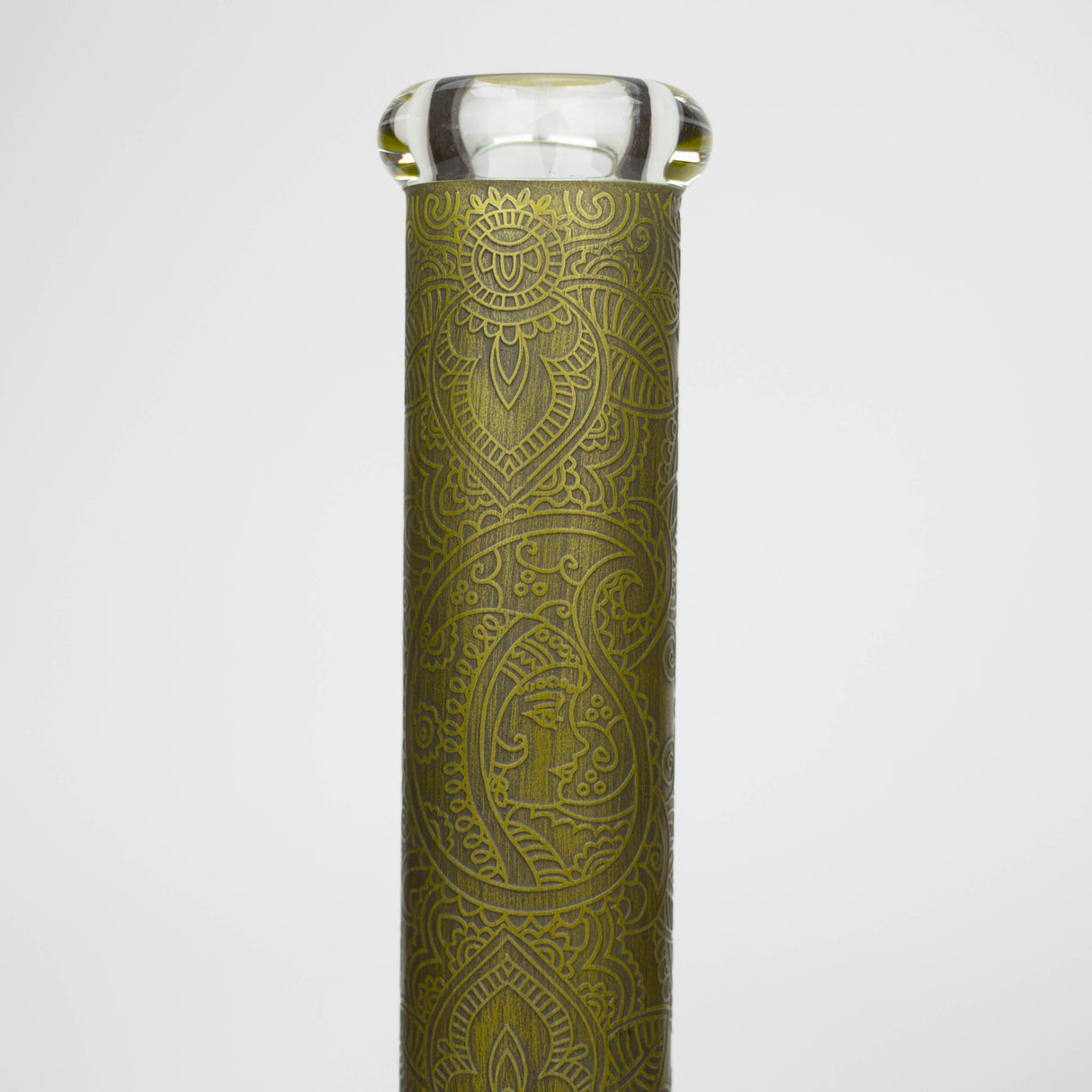 Bang en verre Preemo 15" en forme de bécher sablé peint 9mm