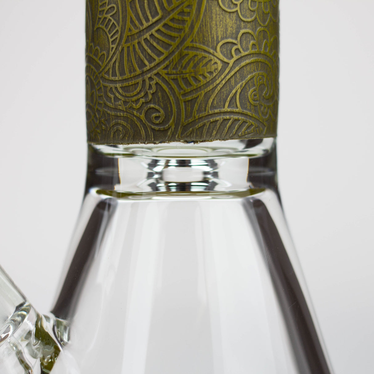Bang en verre Preemo 15" en forme de bécher sablé peint 9mm