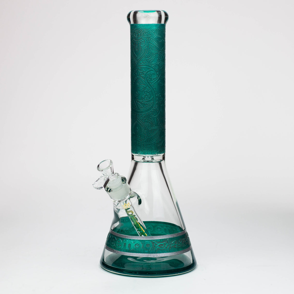 Bang en verre Preemo 15" en forme de bécher sablé peint 9mm