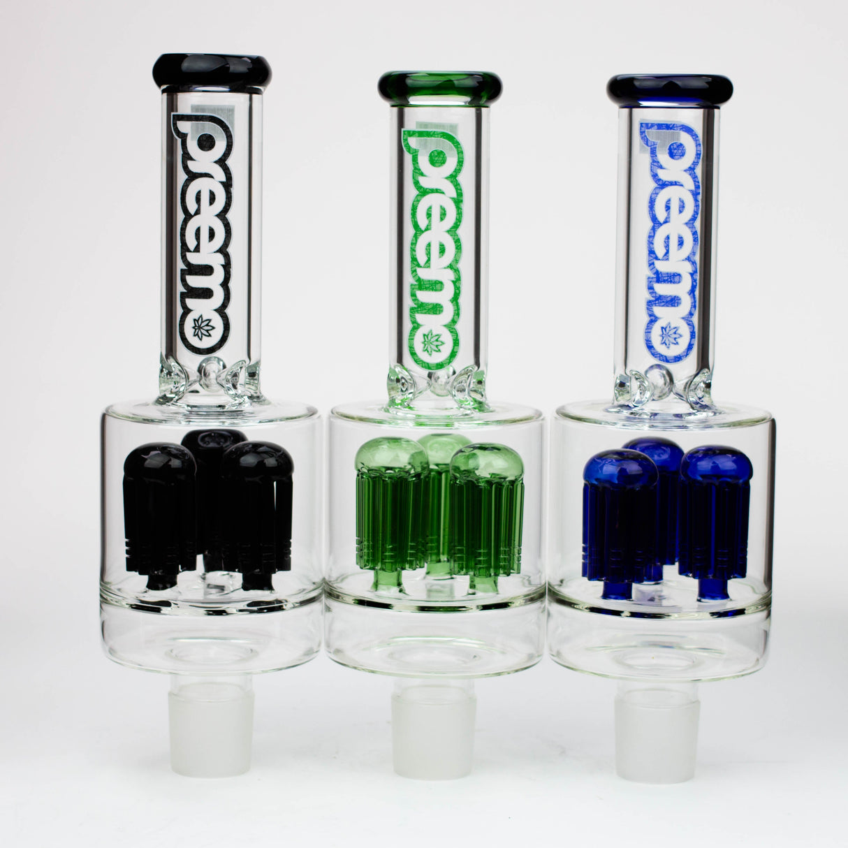 Preemo Triple 8-Arm Tree Perc 9mm Bong Top