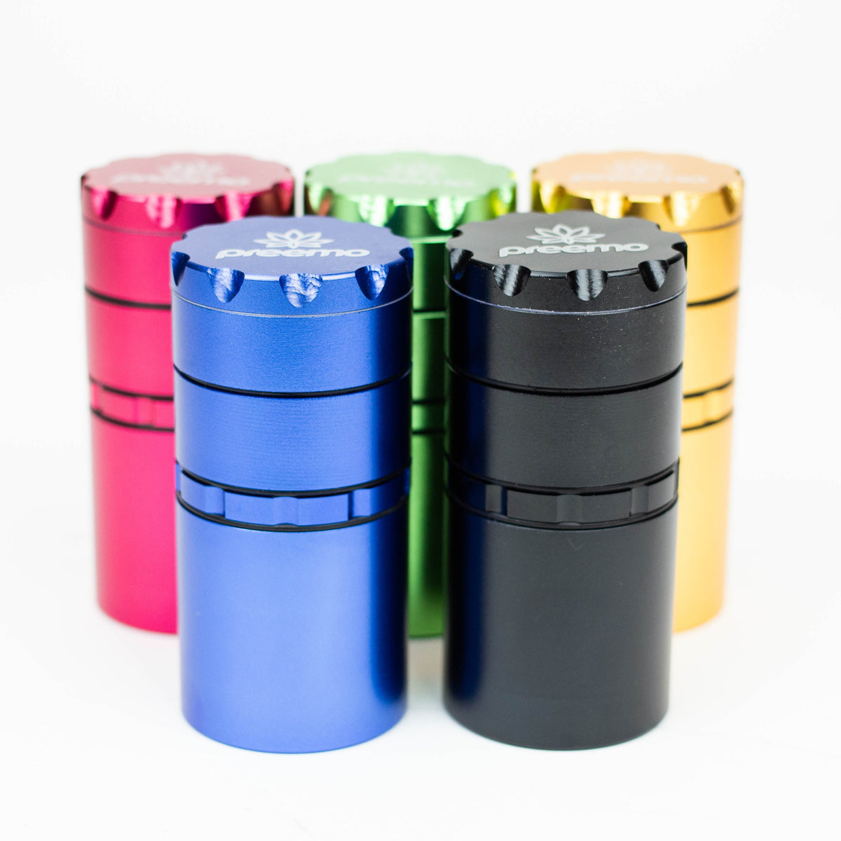 Preemo 5-Piece Grind & Store Aluminum Grinder