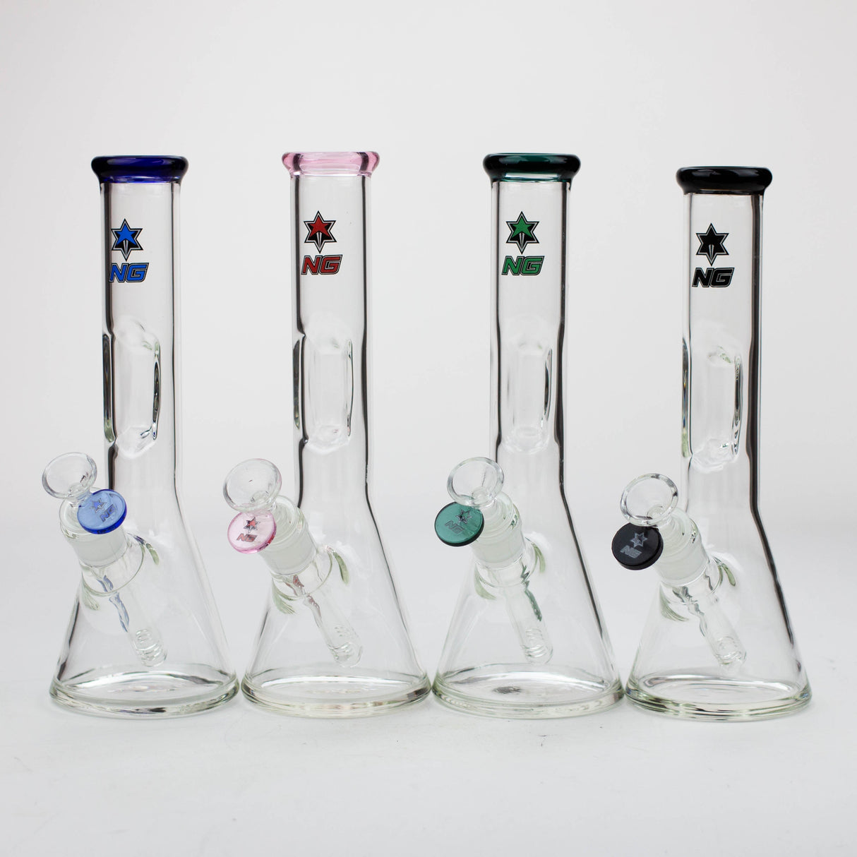 NG 10.5" Elbow Ice Pinch Beaker Bong