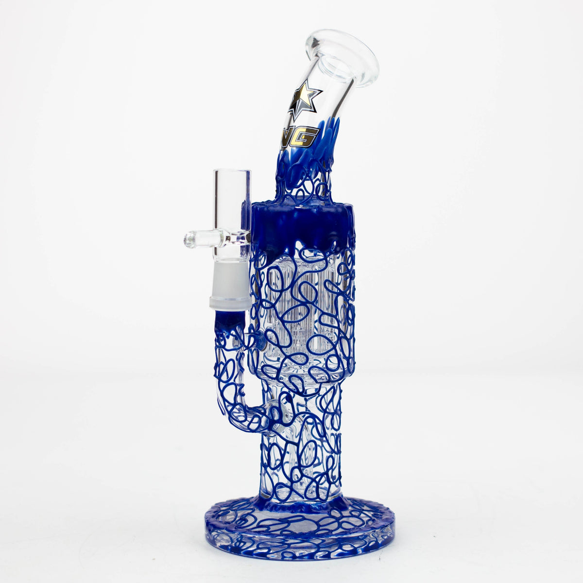 Nice Glass 10" Tree Perc Electroformed Rig