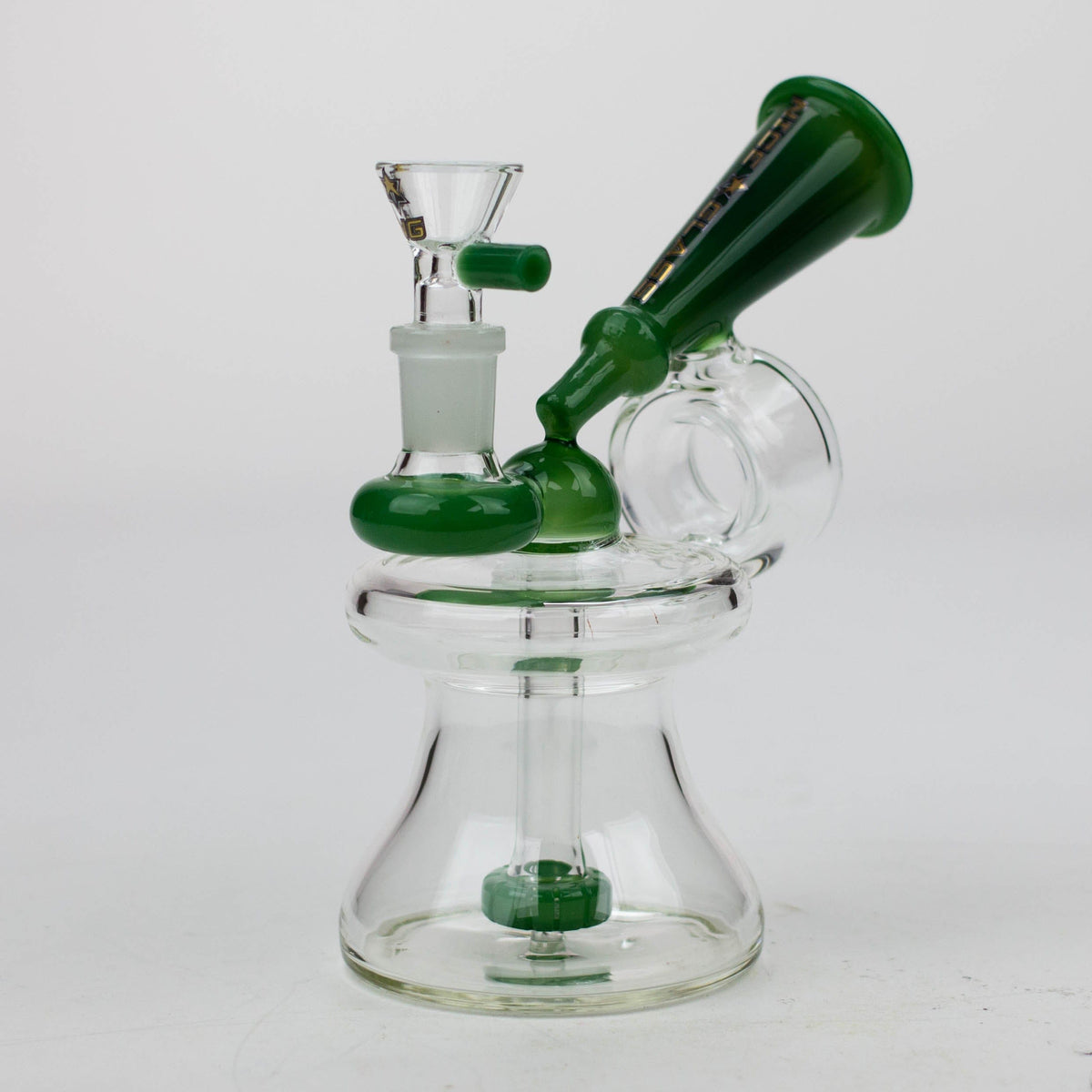 High-End Brands Glass Glass Bong NG 6.5" Megaphone Showerhead Glass Bubbler NG 6.5" Megaphone Showerhead Bubbler | Canada