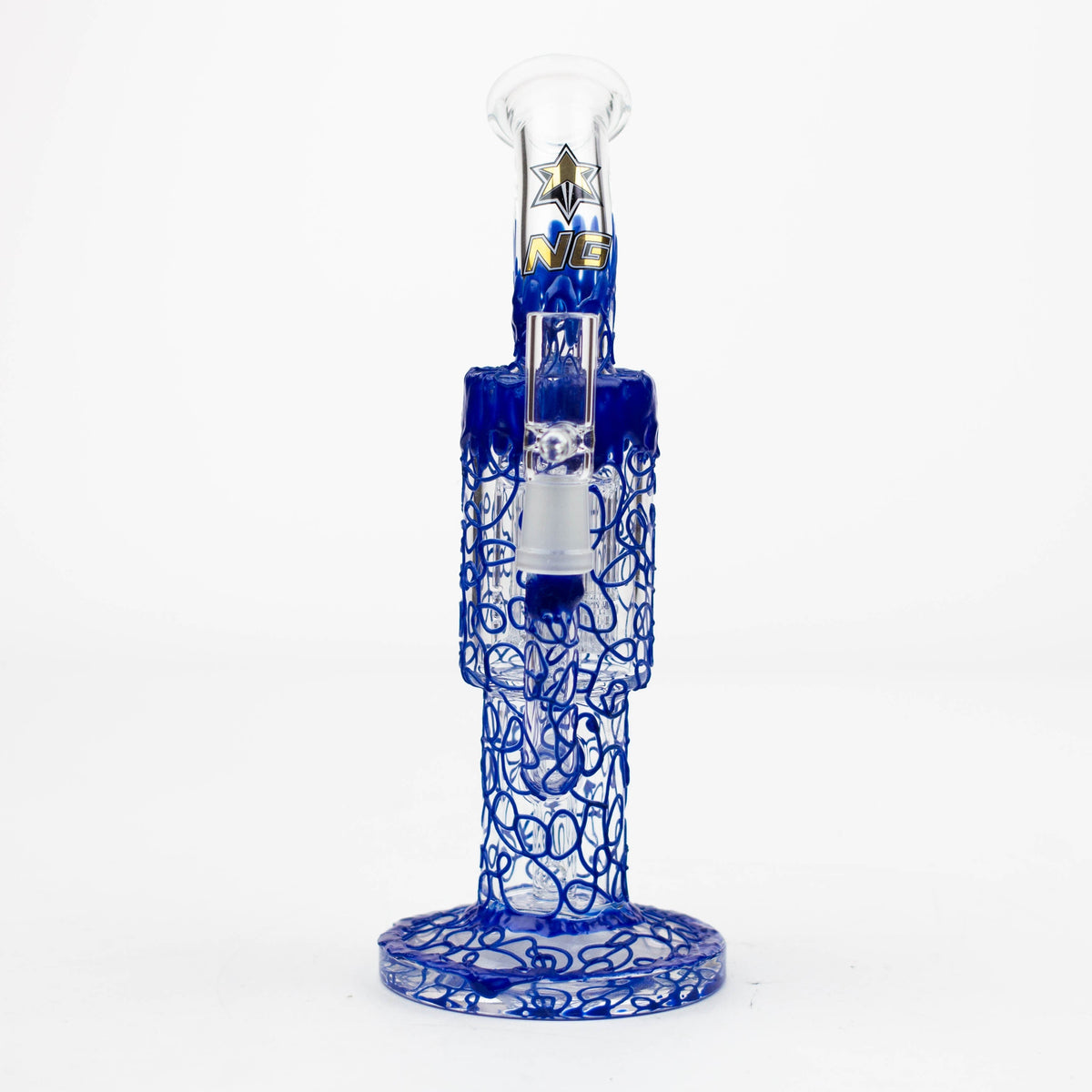 Nice Glass 10" Tree Perc Electroformed Rig