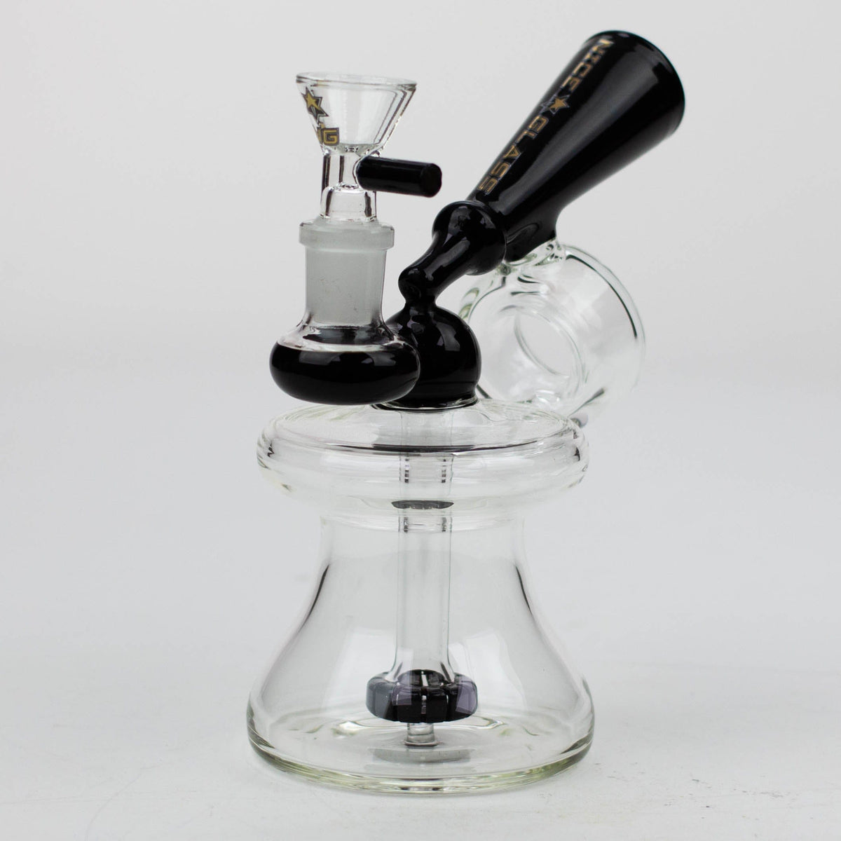 High-End Brands Glass Glass Bong NG 6.5" Megaphone Showerhead Glass Bubbler NG 6.5" Megaphone Showerhead Bubbler | Canada