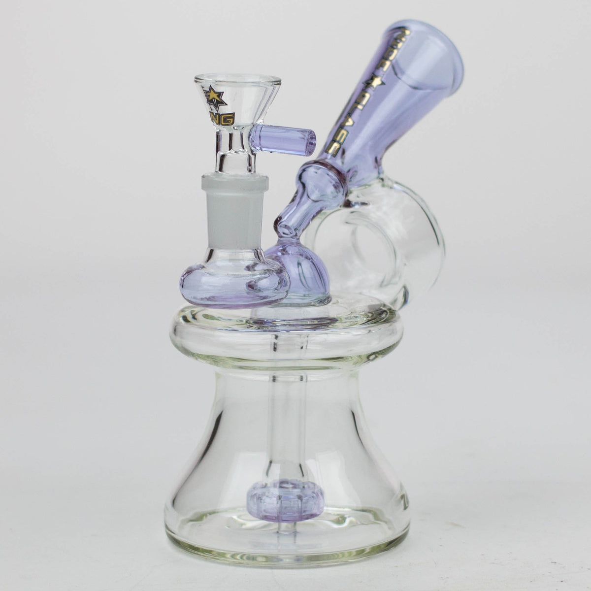 High-End Brands Glass Glass Bong NG 6.5" Megaphone Showerhead Glass Bubbler NG 6.5" Megaphone Showerhead Bubbler | Canada