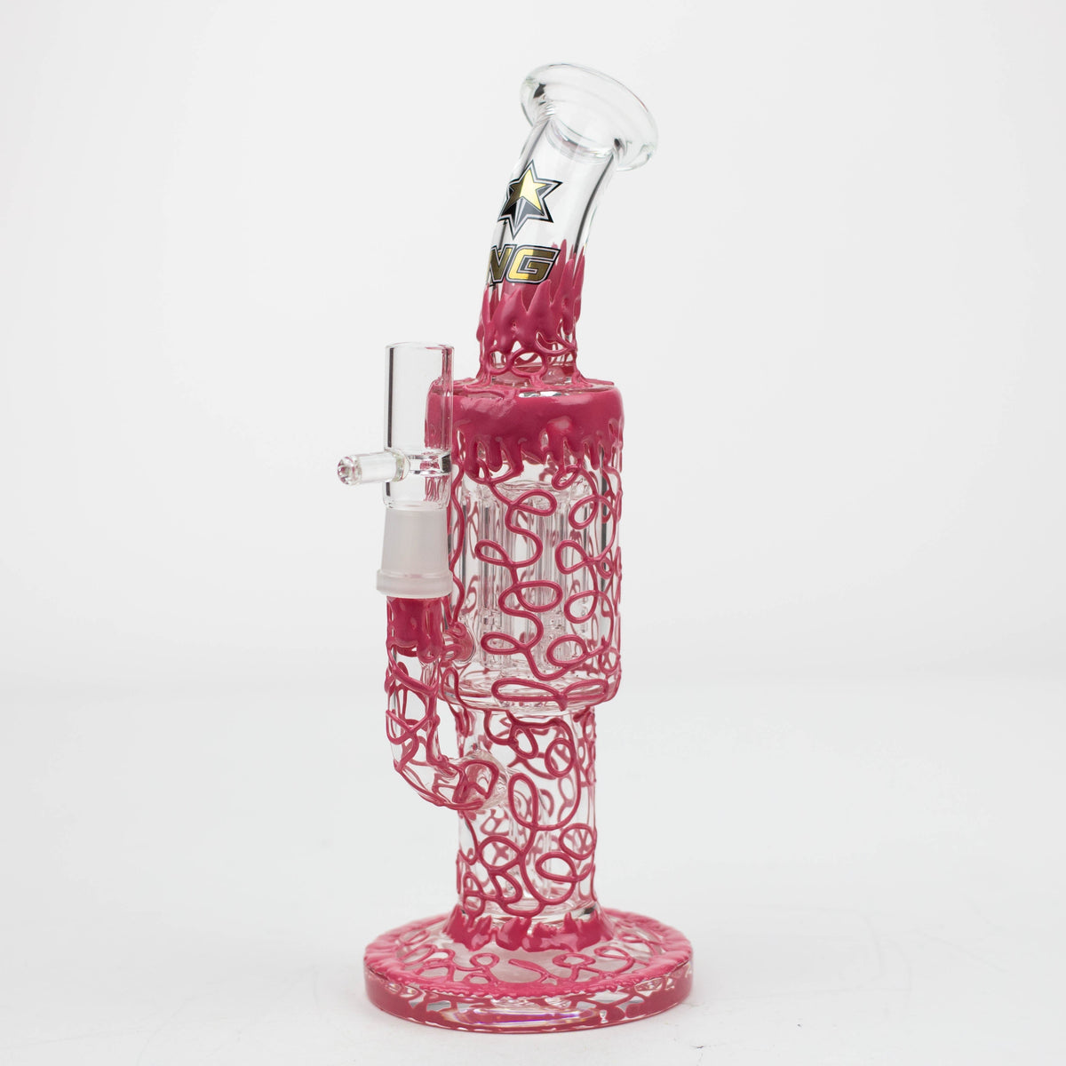 Nice Glass 10" Tree Perc Electroformed Rig