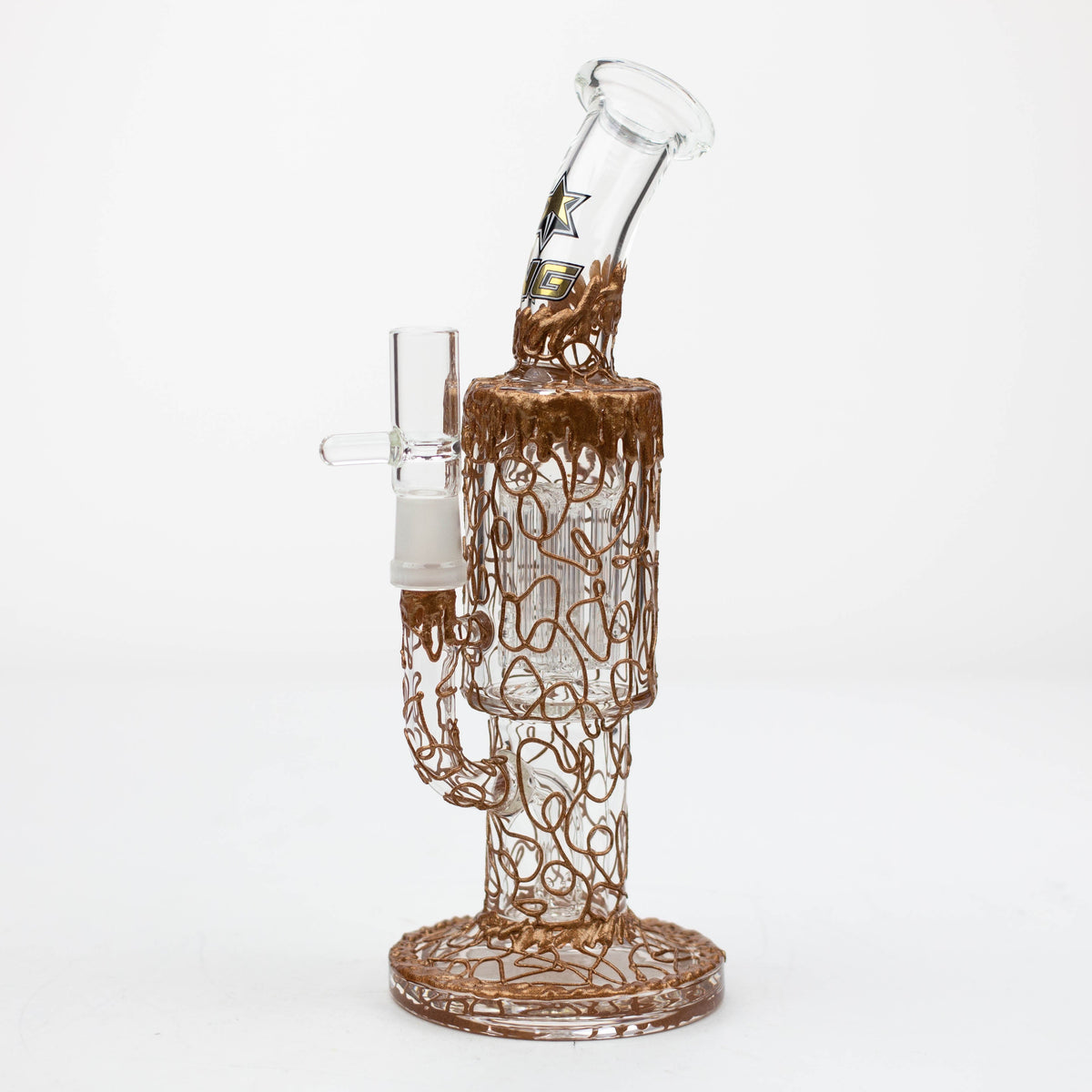 Nice Glass 10" Tree Perc Electroformed Rig