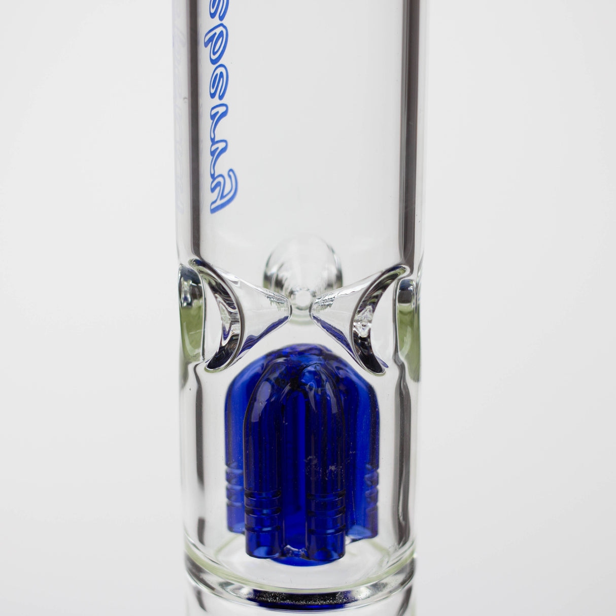 Blueberry 15" Double Tree Perc 7mm Beaker Bong
