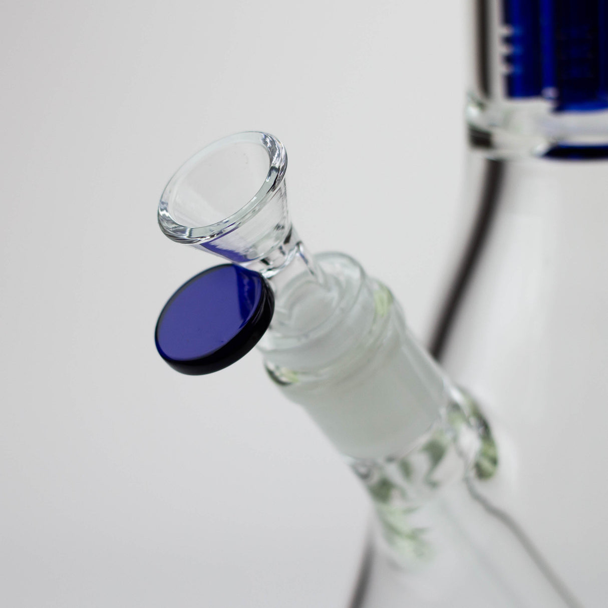 Blueberry 15" Double Tree Perc 7mm Beaker Bong