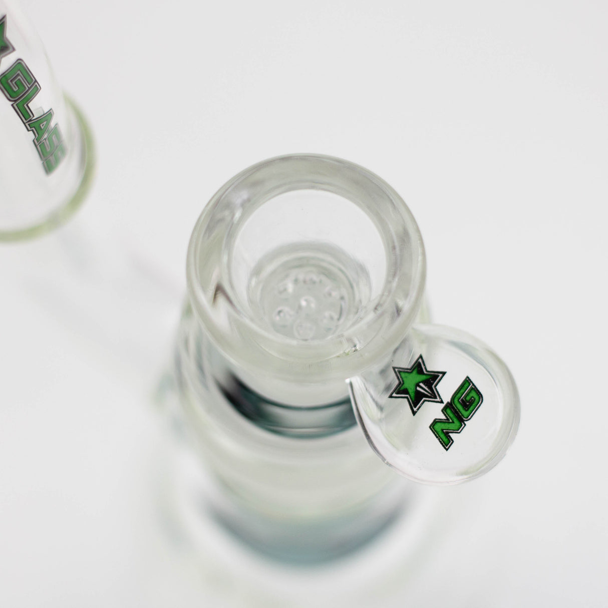 Bubbler en verre à six bras amovibles 11" NG