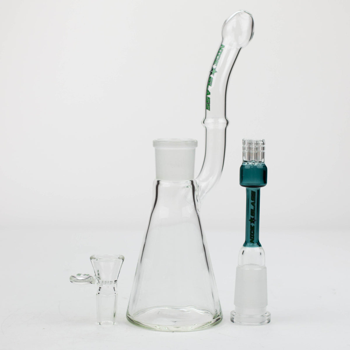 High-End Brands Glass Glass Bong NG 11" Removable 6-Arm Stem Glass Bubbler NG 11" Removable 6-Arm Stem Bubbler | Canada