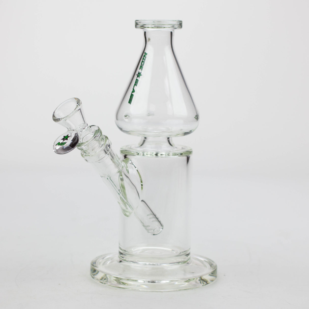 Bang en verre "Tornado Top" transparent 9" de NG