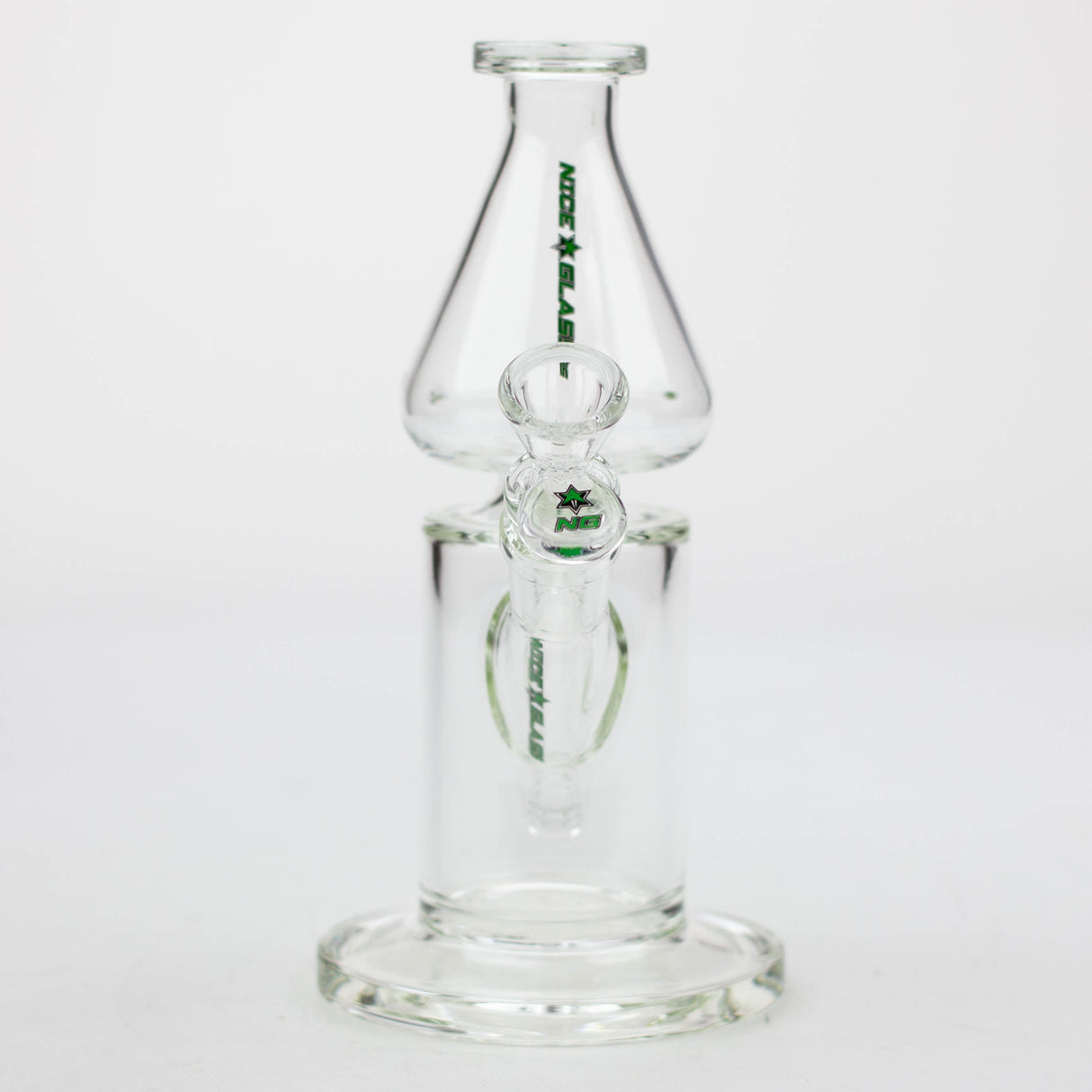 Bang en verre "Tornado Top" transparent 9" de NG