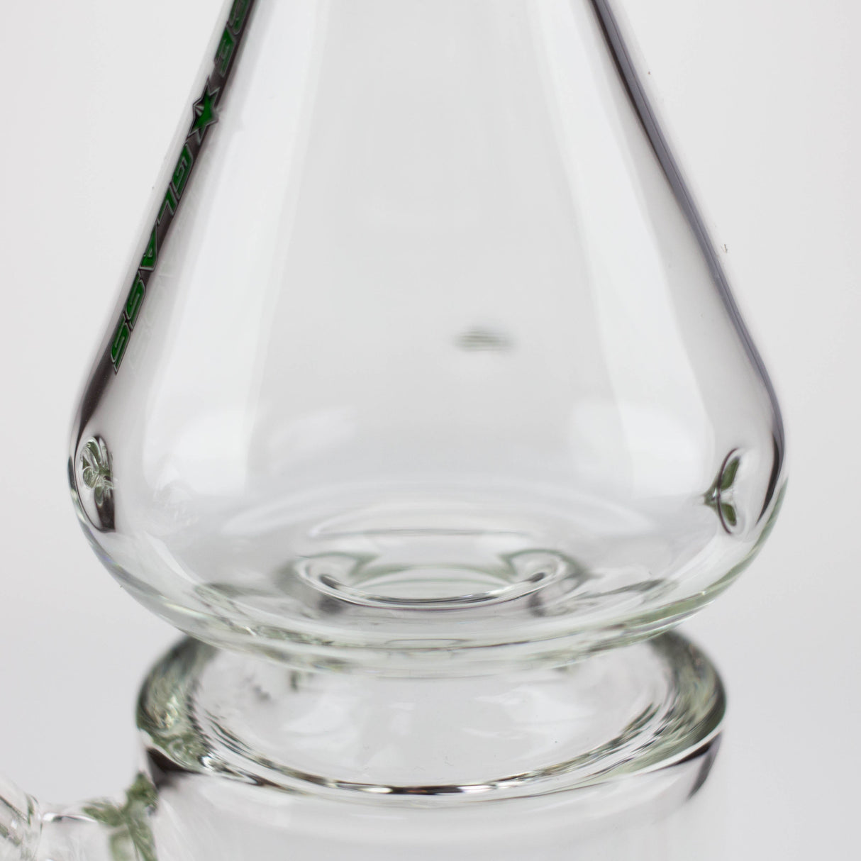 Bang en verre "Tornado Top" transparent 9" de NG