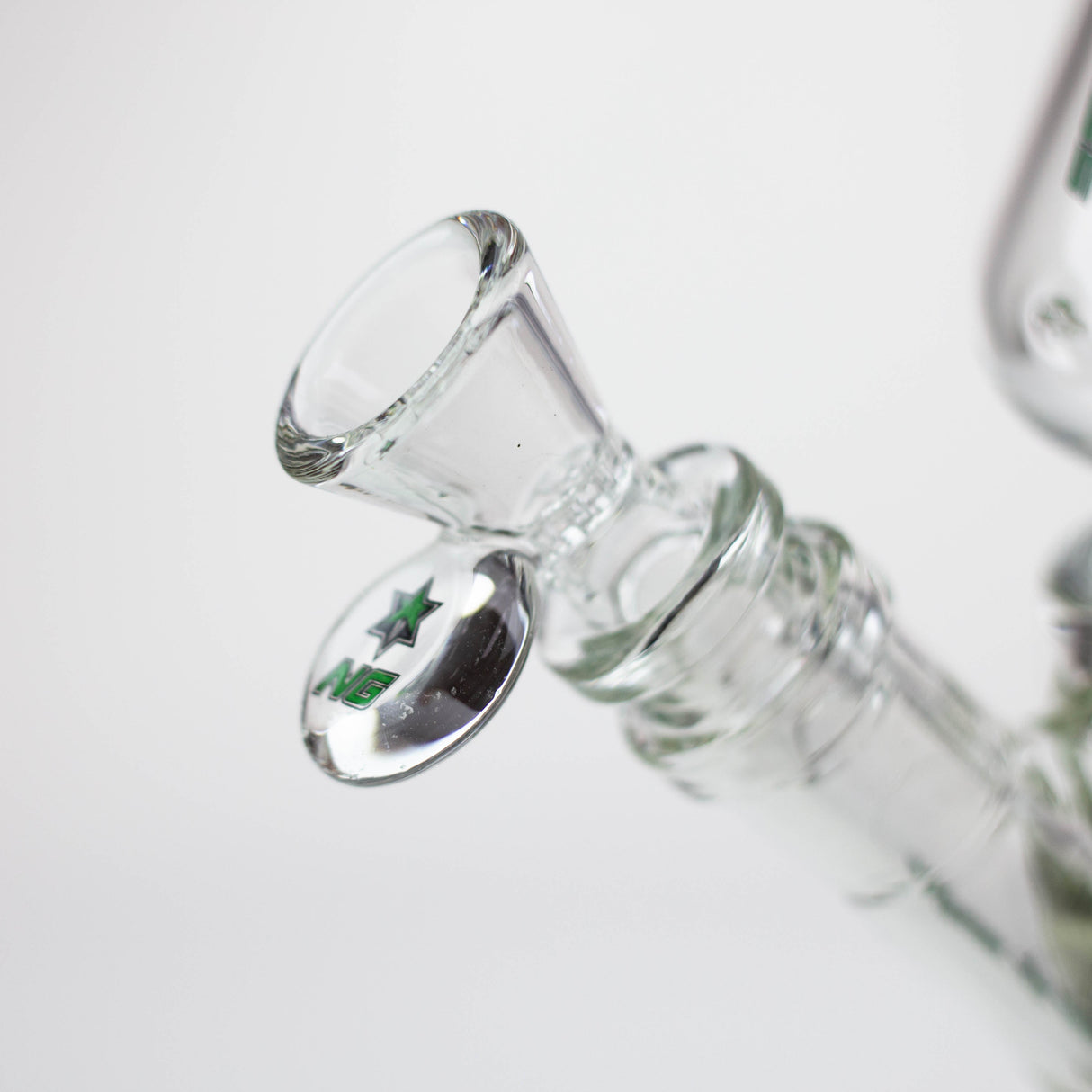 Bang en verre "Tornado Top" transparent 9" de NG
