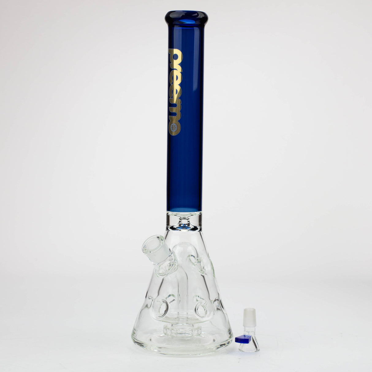 Preemo 18" Showerhead Swiss Perc Beaker Glass Bong