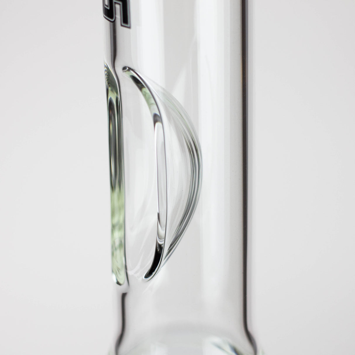 NG 13" Round Base Elbow Ice Notch Glass Bong