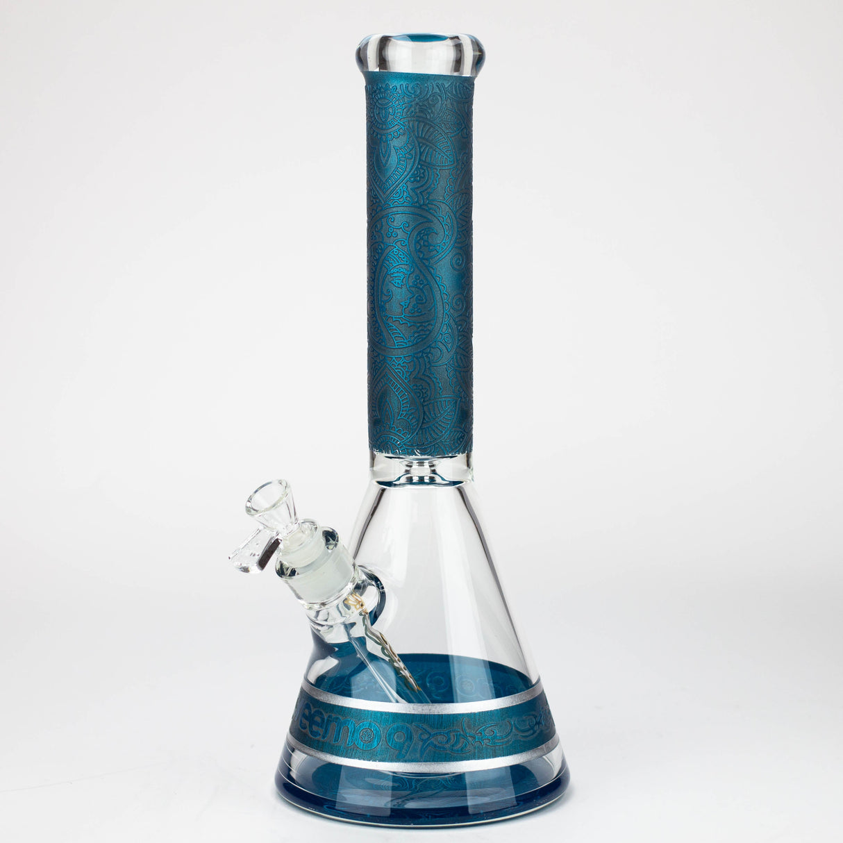 Bang en verre Preemo 15" en forme de bécher sablé peint 9mm