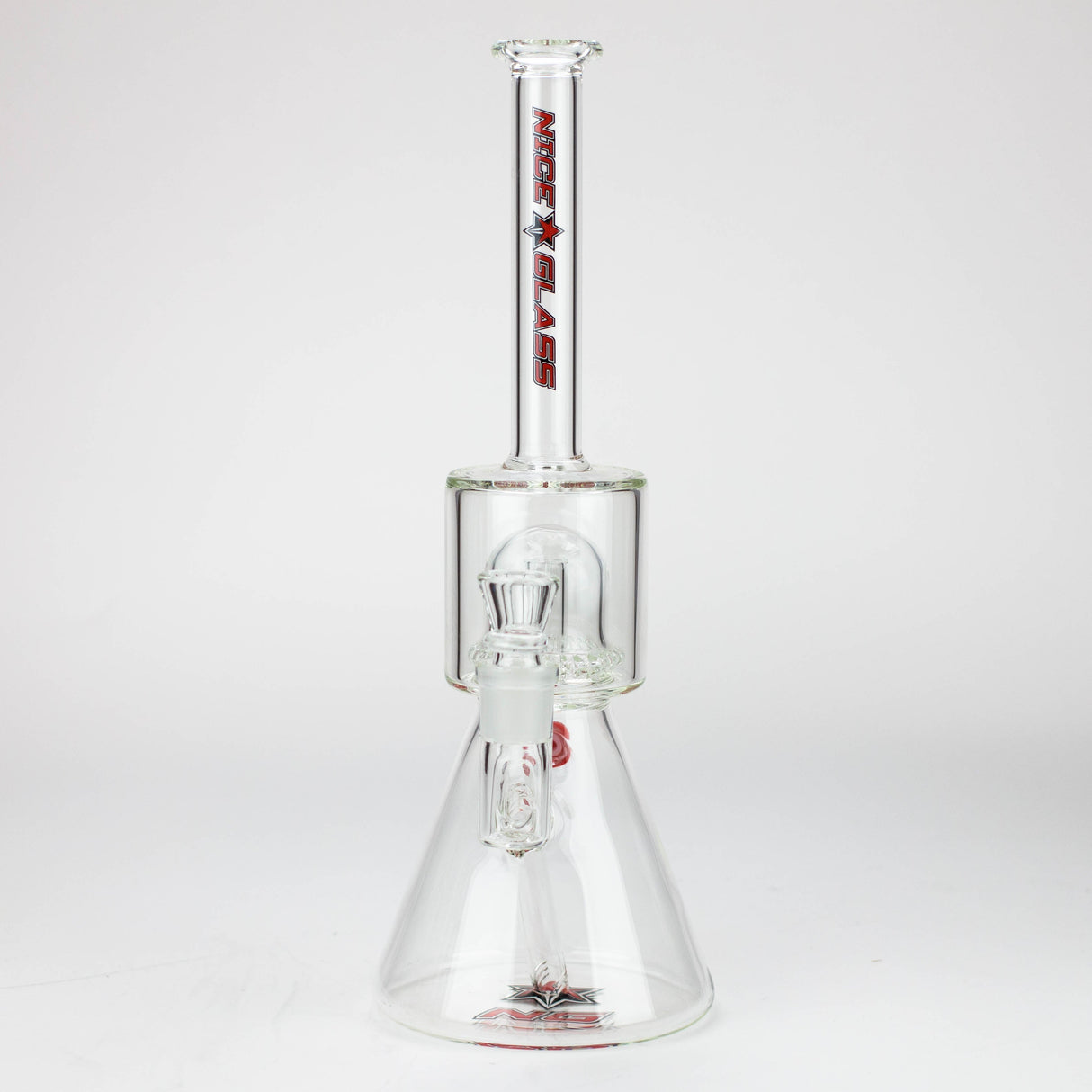 Bang en verre 14" à dôme percolateur nettoyage facile NG
