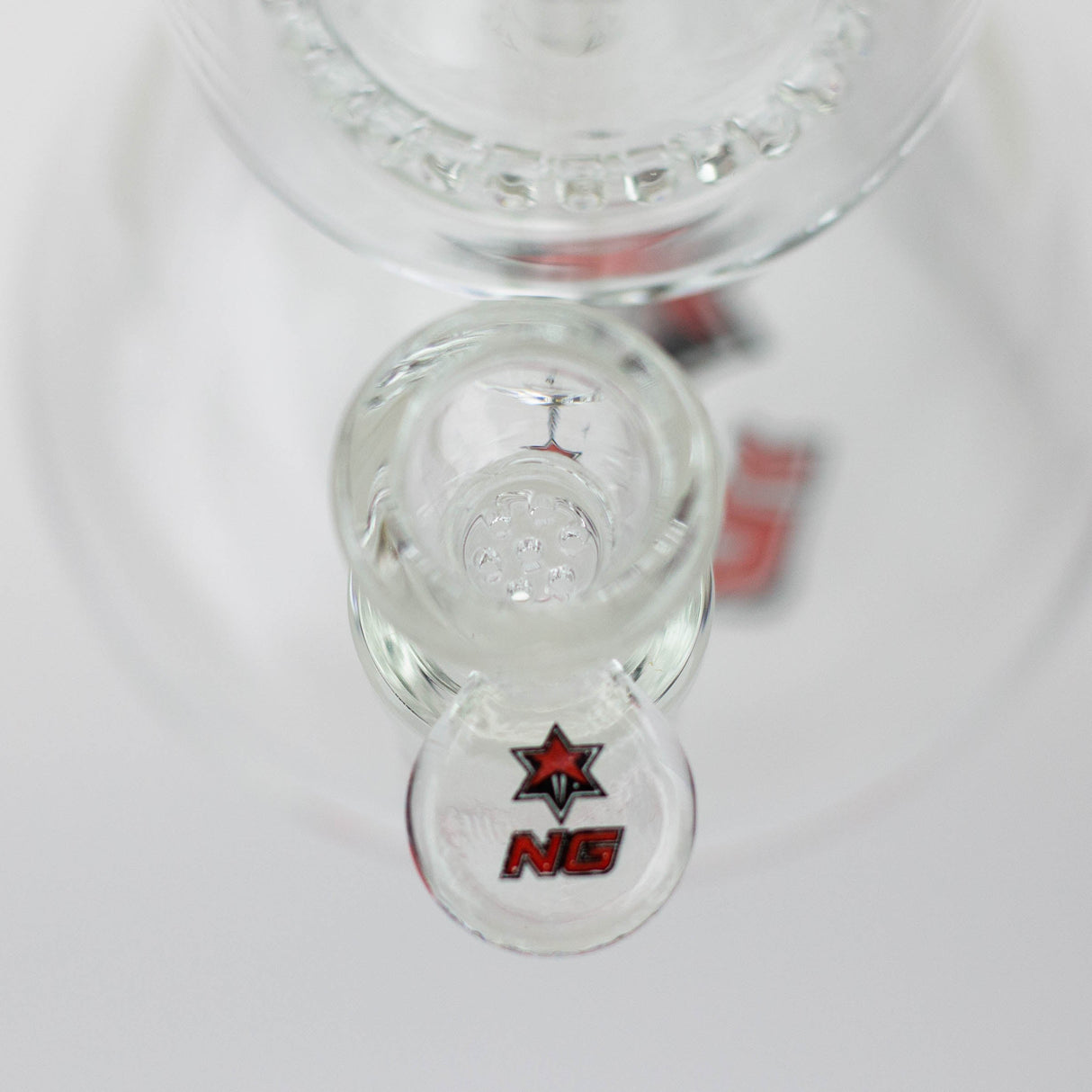 Bang en verre 14" à dôme percolateur nettoyage facile NG