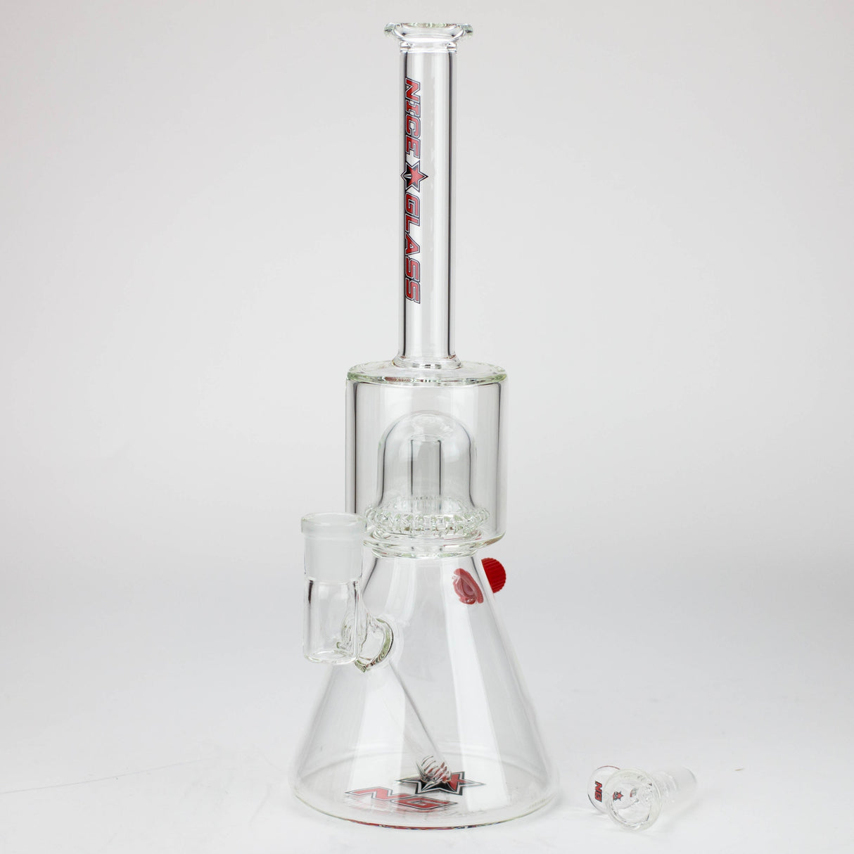 Bang en verre 14" à dôme percolateur nettoyage facile NG