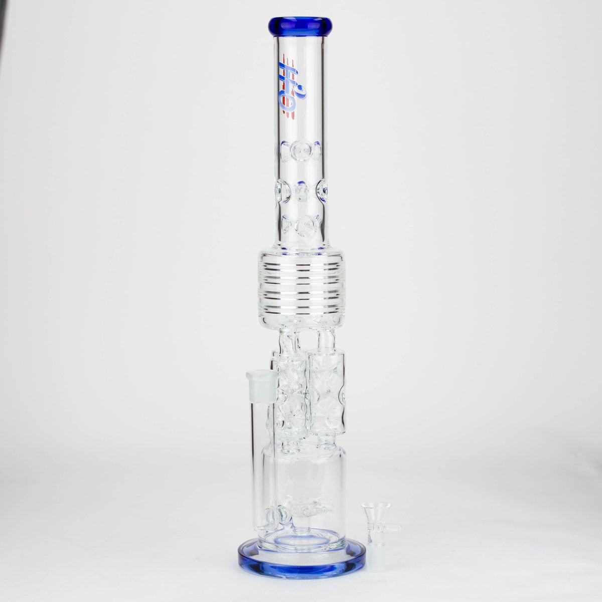 H2O 21-Inch Stemless Glass Water Bong